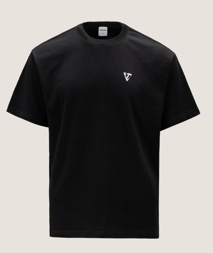 VT Tee with Wave Back Motif.